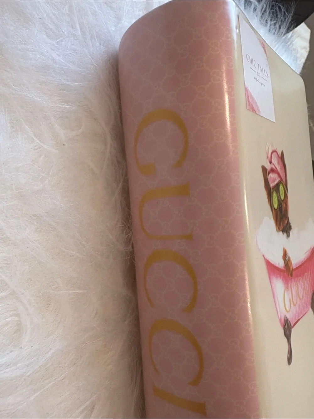 New Gucci Yorkie Ceramic Vase Home Decor
